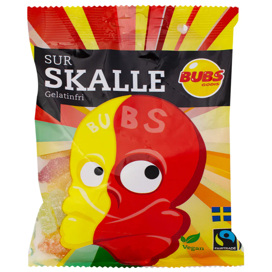BUBS Sour Skull 90g - Vegan