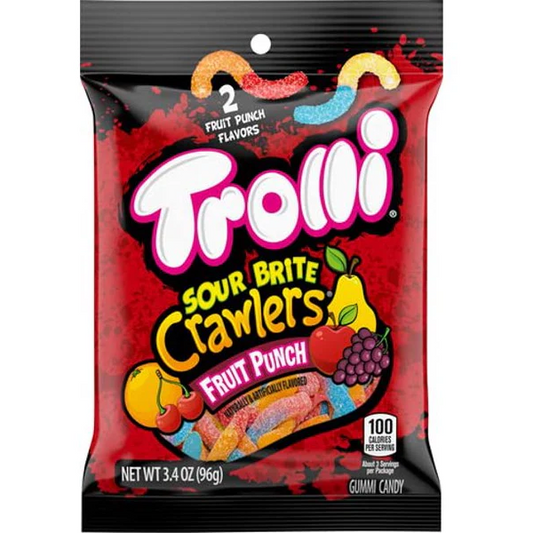 Trolli Sour Brite Crawlers Fruit Punch 96g