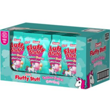 Charms Fluffy Stuff Rainbow Sherbert Cotton Candy 60g