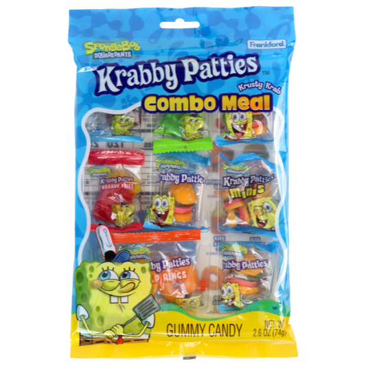 Canada - Frankford Spongebob Square Pants Gummy Combo Meal Bag - 74g