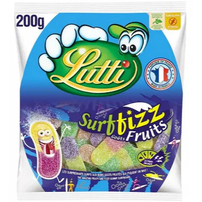 LUTTI Surfizz fruits 200g