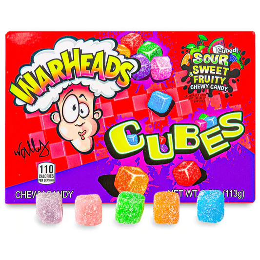 Warheads Chewy Cubes Theatre Box 113g
