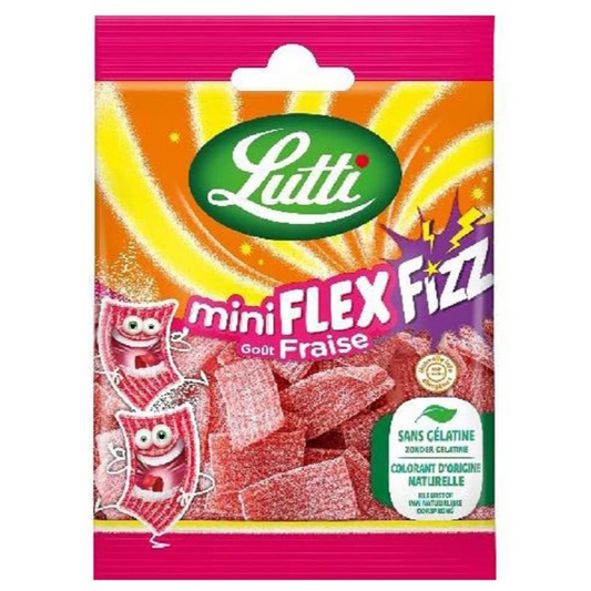 LUTTI Mini Flex Fizz Strawberry 90g