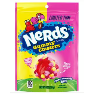 Nerds Gummy Clusters - Cherry Lemonade SUB Bag - 227g