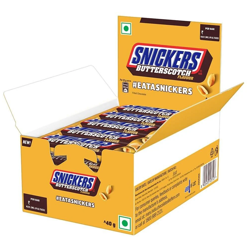 SNICKERS MASTERCASE DEAL! - Butter Scotch 42g