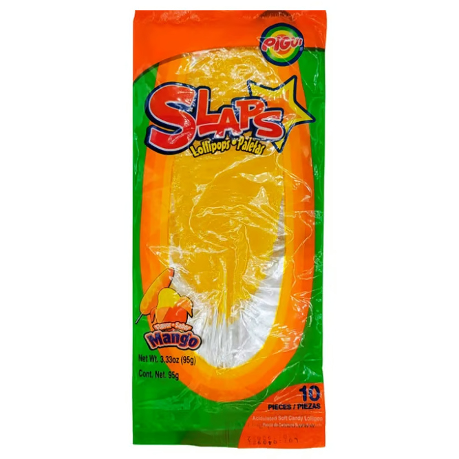 Slaps Candy - MANGO 10-Pk 3.33OZ 95g
