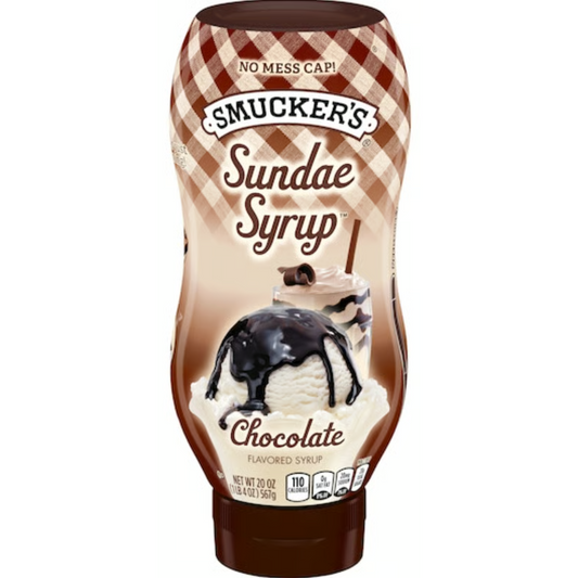 US - CASE - Smucker Sundae Syrup - Chocolate 566g