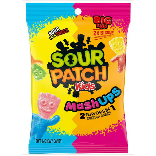 Turkey - Sour Patch Kids PEG Bag - MashUps 2 Flavors In 1-2270g