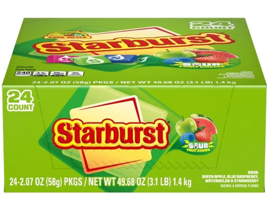 Starburst Sour Fruit Chews 58g