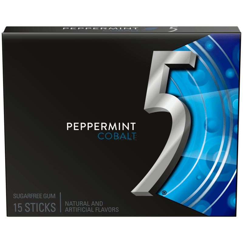 Wrigley's 5 Peppermint Cobalt 15 Sticks