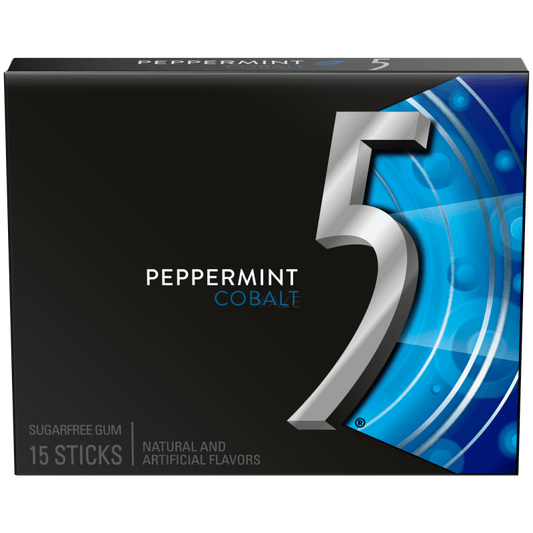 Wrigley's 5 Peppermint Cobalt 15 Sticks